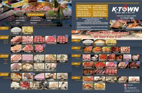 Menu - K-Town
